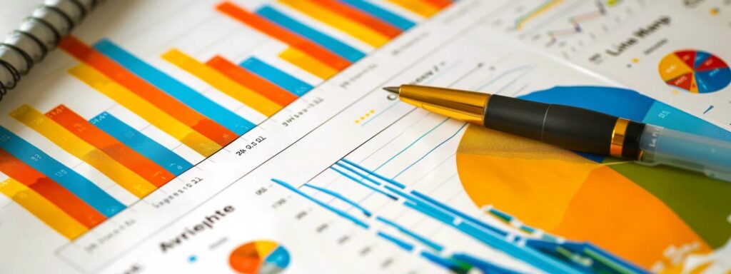 a professional seo specialist analyzing data using google search console and auditseo software, surrounded by charts and graphs, showcasing their dedication to staying updated with seo trends for future success.